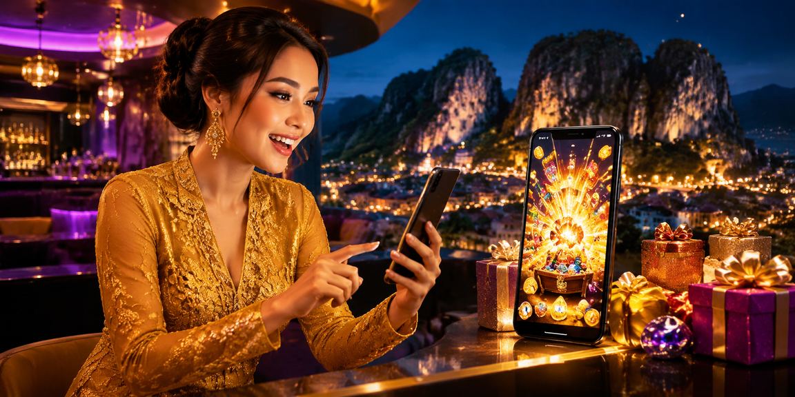 Pengguna menikmati sukan maya melalui telefon pintar dengan aplikasi 1446